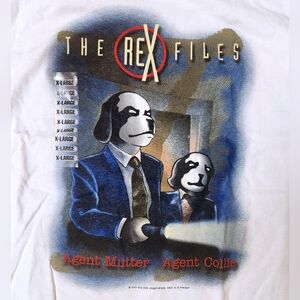 Vintage 90s Big Dogs The ReX Files Shirt